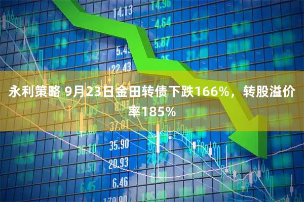 永利策略 9月23日金田转债下跌166%,转股溢价率185%